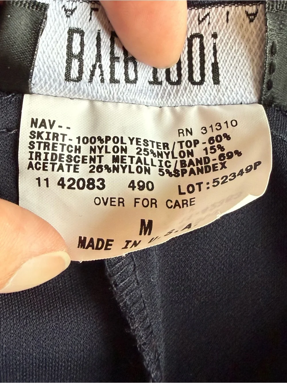 Vintage Byer Too! California Navy Maxi Dress - Medium